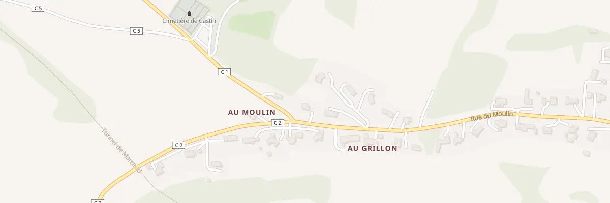 Plan du 10 Qua du Moulin à Castin