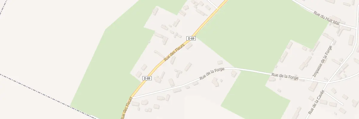 Plan du 13 Rue des Fleurs à Theuville-aux-Maillots