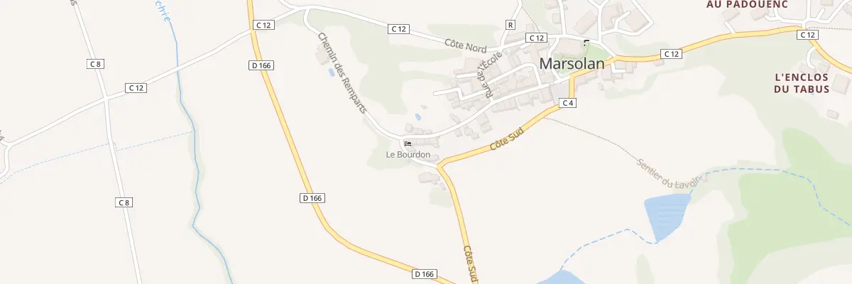 Plan du 5026 Au Village à Marsolan