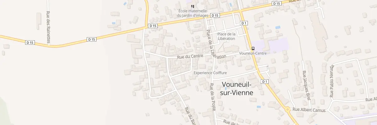 Plan du 3 Rue du Centre à Vouneuil-sur-Vienne