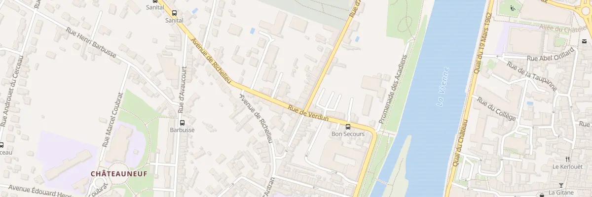 Plan du 67 Rue d’Antran à Châtellerault