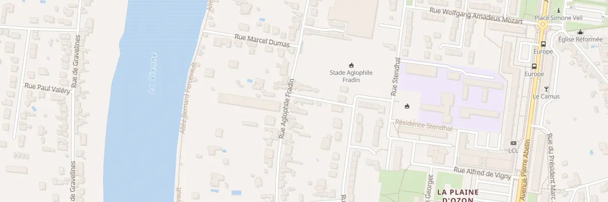 Plan du 48 Rue Aglophile Fradin à Châtellerault