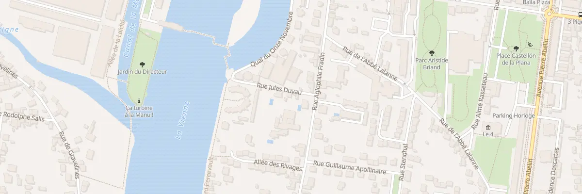 Plan du 10 Rue Jules Duvau à Châtellerault
