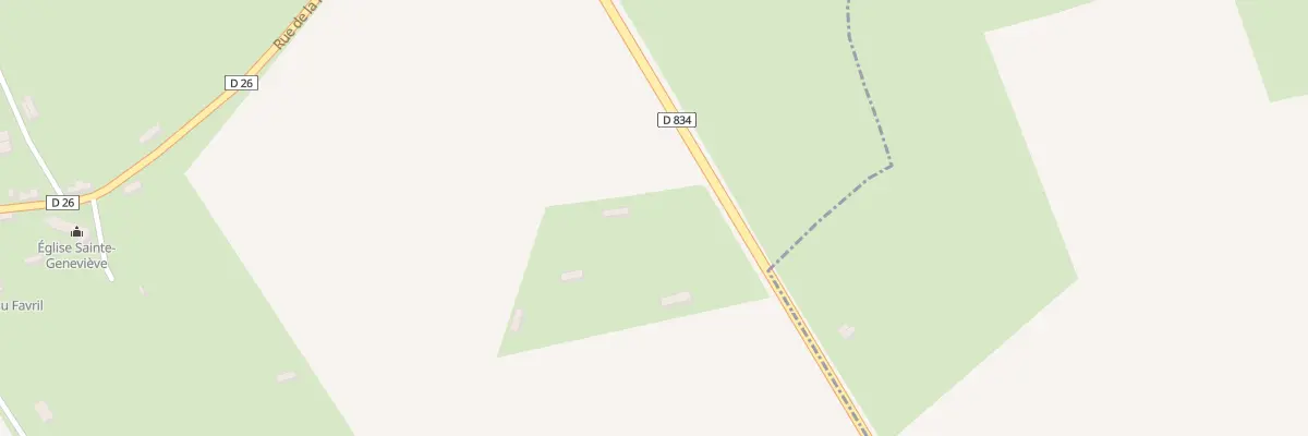 Plan du 15 Village de l’Eglise au Favril