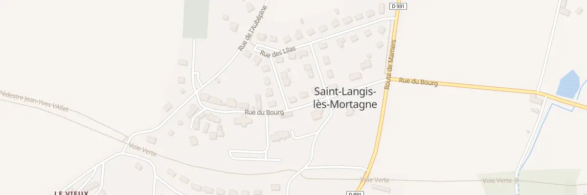 Plan du 10 Le Bourg à Saint-Langis-lès-Mortagne