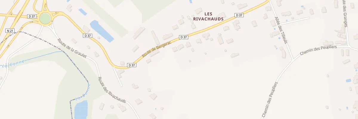 Plan du 705 Rte de Bergerac à Cours-de-Pile
