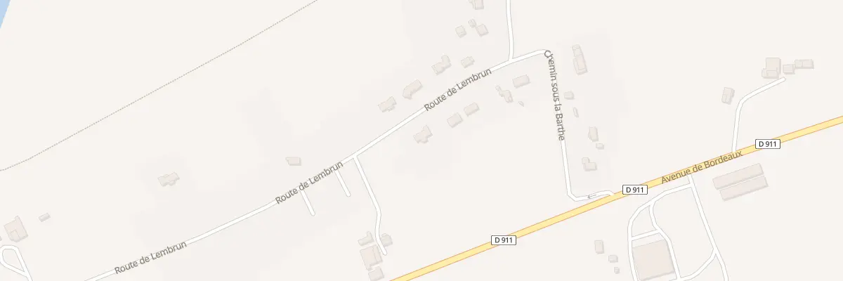 Plan du 624 Rte Lembrun au Temple-sur-Lot