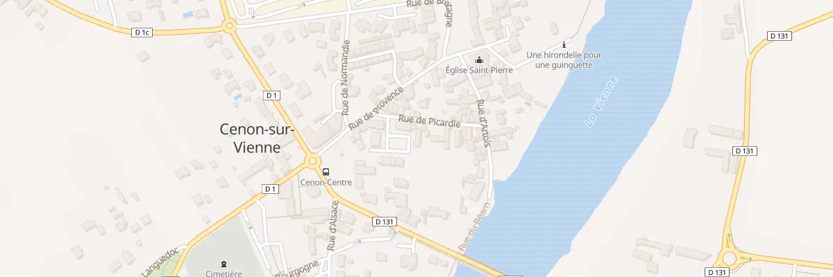 Plan du 8 Rue de Picardie à Cenon-sur-Vienne