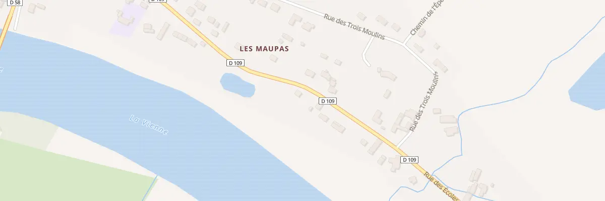 Plan du 28 Rue des Ecoles à Pouzay