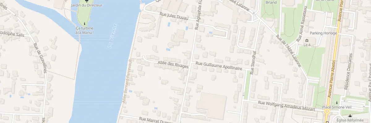 Plan du 75 Rue Aglophile Fradin à Châtellerault