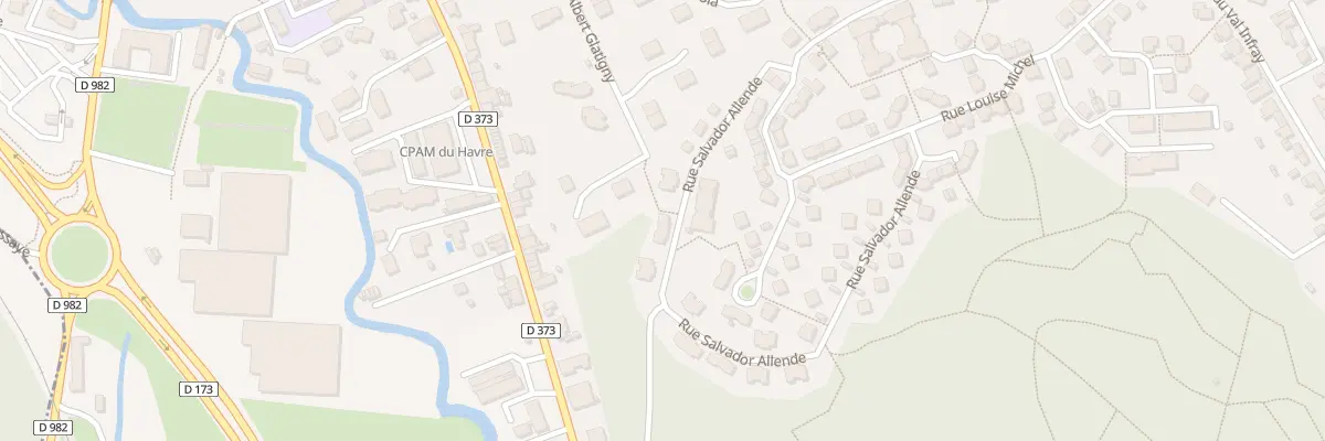 Plan du 45 Rue Salvador Allende à Lillebonne