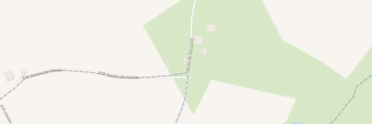 Plan du 1184 Rte de Douzains à Lalandusse