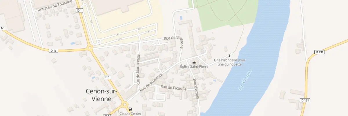 Plan du 8 Sq Yves Montand à Cenon-sur-Vienne