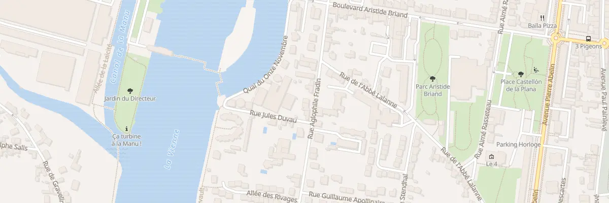 Plan du 97 Rue Aglophile Fradin à Châtellerault