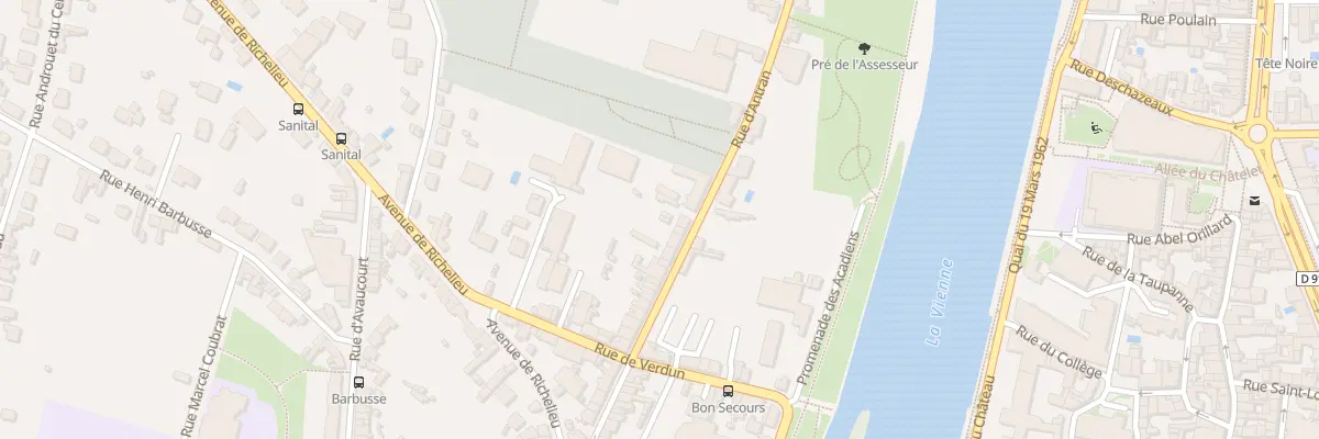 Plan du 91 Rue d’Antran à Châtellerault