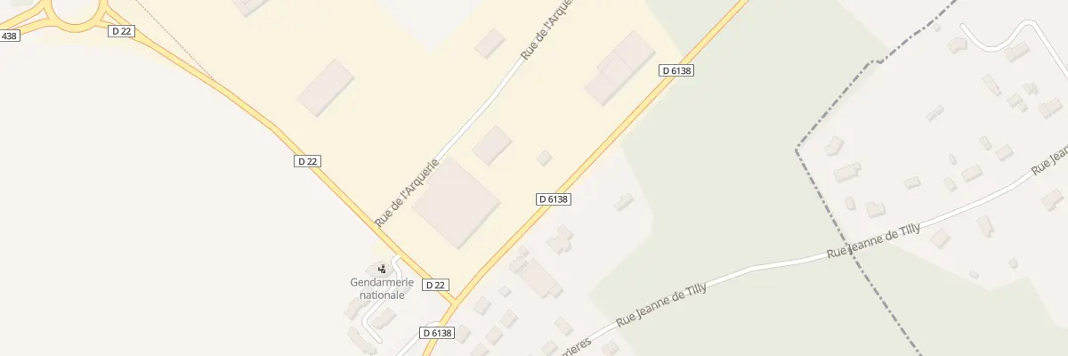 Plan du 1 Rte de Bernay à Broglie