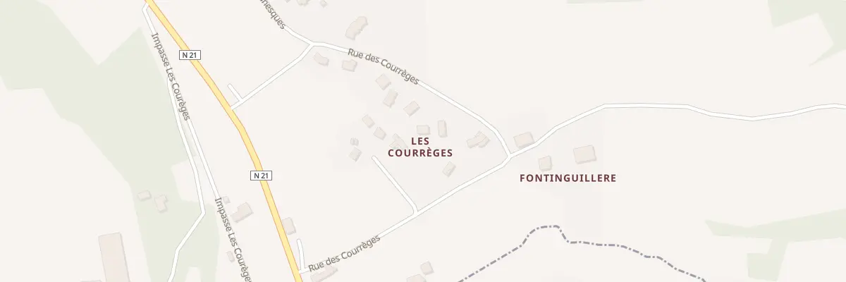 Plan du 176 Rue des Courreges à Bouniagues