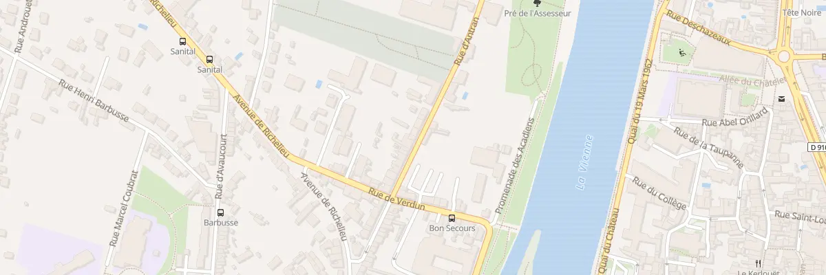 Plan du 83 Rue d’Antran à Châtellerault
