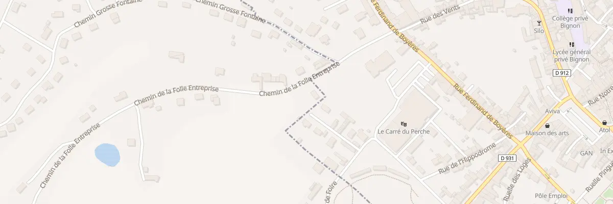Plan du 1 Che de la Folle Entreprise à Saint-Langis-lès-Mortagne