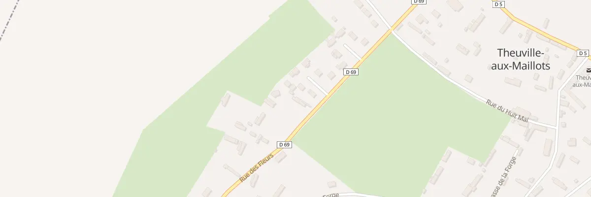 Plan du 22 Rue des Fleurs à Theuville-aux-Maillots