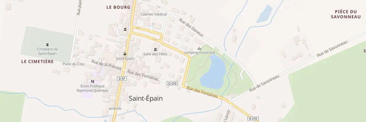 Plan du 7 All des Peupliers à Saint-Épain