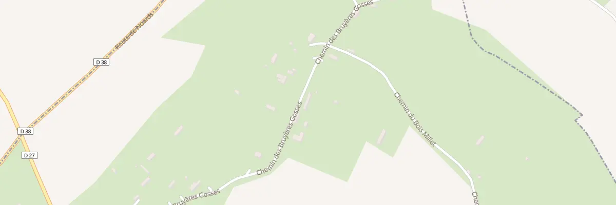 Plan du 401 Che des Bruyères Gosses à Épreville-en-Lieuvin