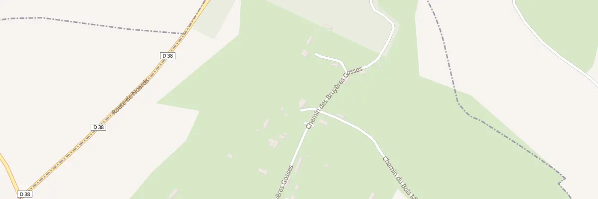 Plan du 500 Che des Bruyères Gosses à Épreville-en-Lieuvin