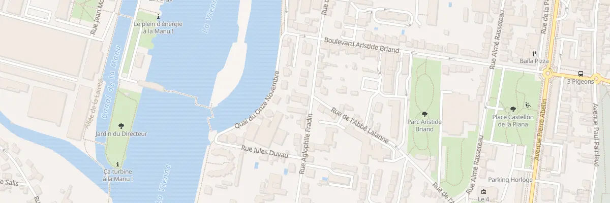 Plan du 109B Rue Aglophile Fradin à Châtellerault