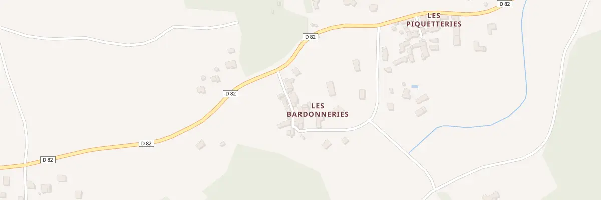 Plan du 24 Les Bardonneries à Bonneuil-Matours