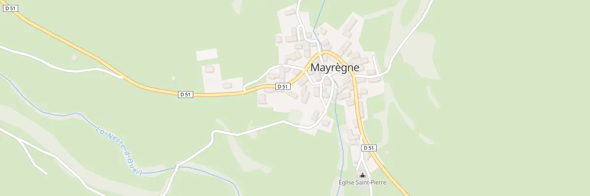 Plan du 5 Village à Mayrègne