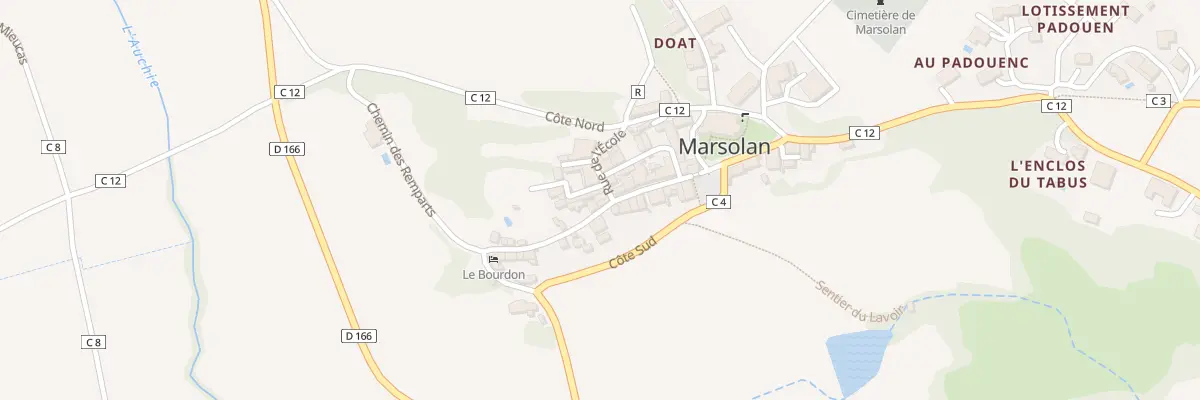 Plan du 5003 Au Village à Marsolan