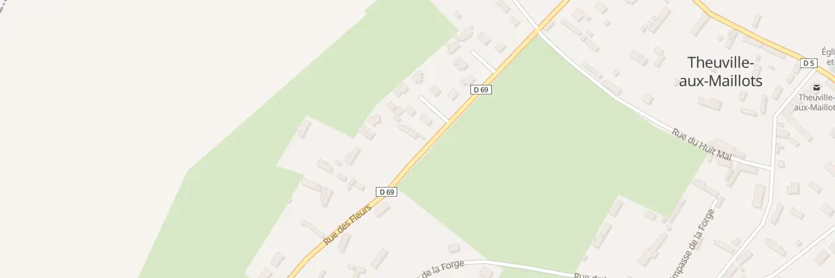 Plan du 20 Rue des Fleurs à Theuville-aux-Maillots