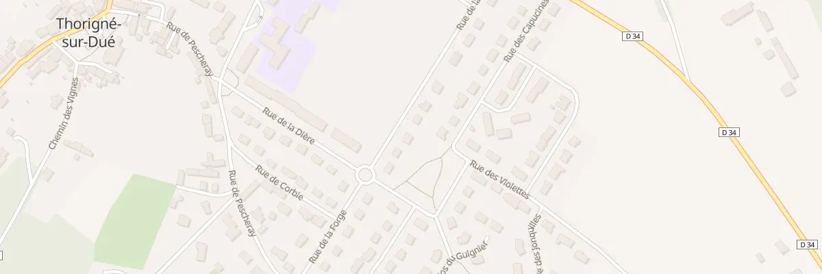 Plan du 18 Rue de la Forge à Thorigné-sur-Dué