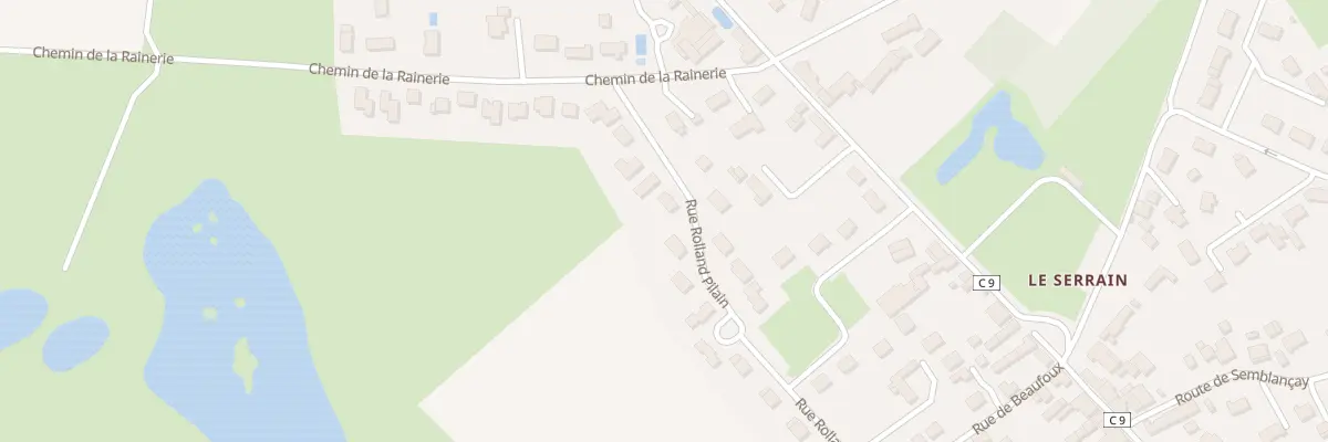 Plan du 21 Rue Rolland Pilain à Semblançay