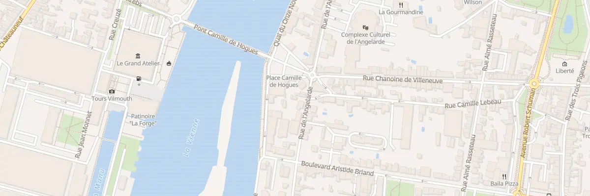 Plan du 23 Rue de l’Angelarde à Châtellerault