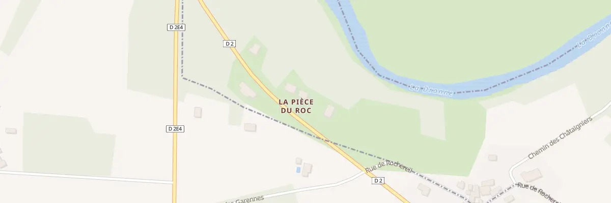 Plan du 356 La Piece du Roc à Bourdeilles