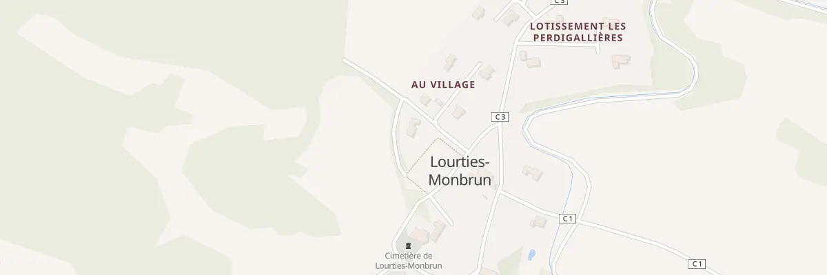 Plan du 51 Imp Lotissement Communal Sud à Lourties-Monbrun