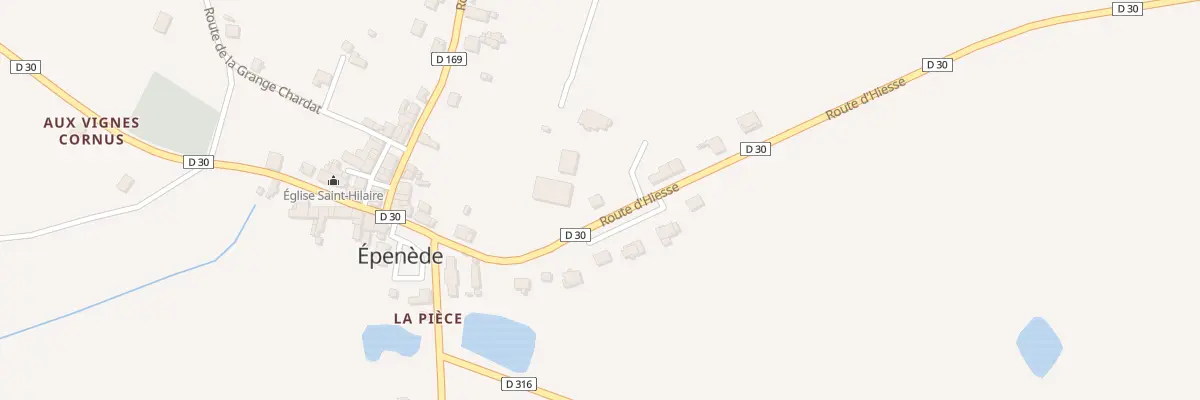 Plan du 5 Rte d’Hiesse à Épenède