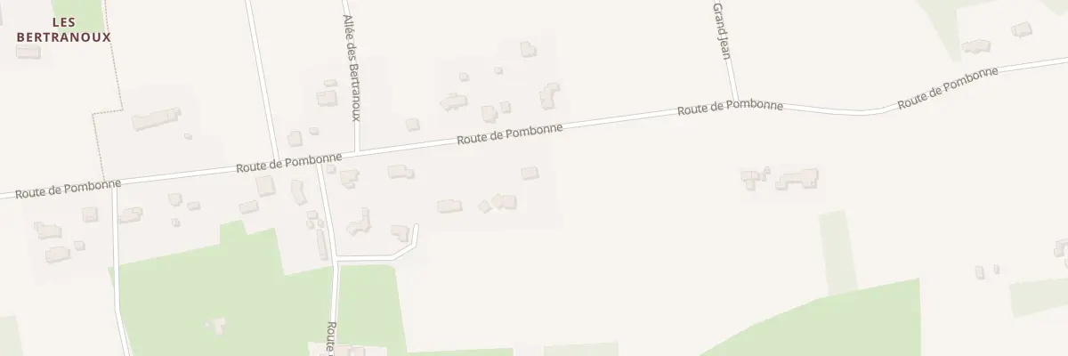 Plan du 65 Rte de Pombonne à Creysse