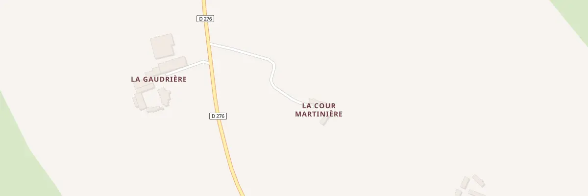 Plan du 262 La Cours Martiniere à Igé