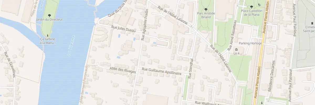 Plan du 94 Rue Aglophile Fradin à Châtellerault