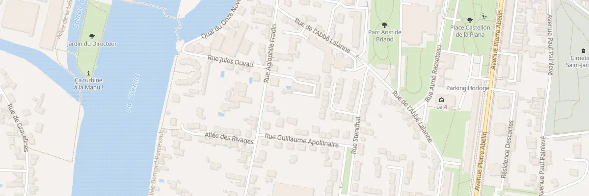Plan du 96 Rue Aglophile Fradin à Châtellerault