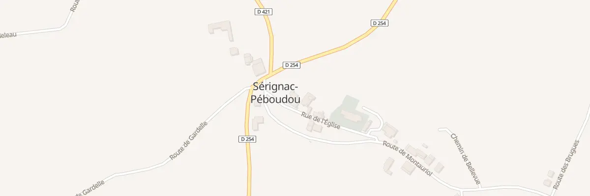 Plan du 35 Rue de l’Église à Sérignac-Péboudou