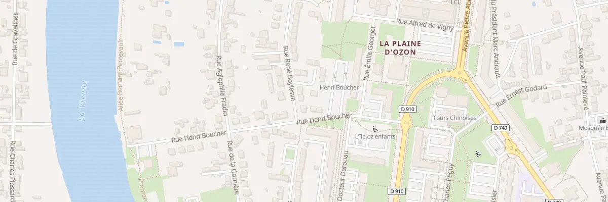 Plan du 4 Rue René Boylesve à Châtellerault