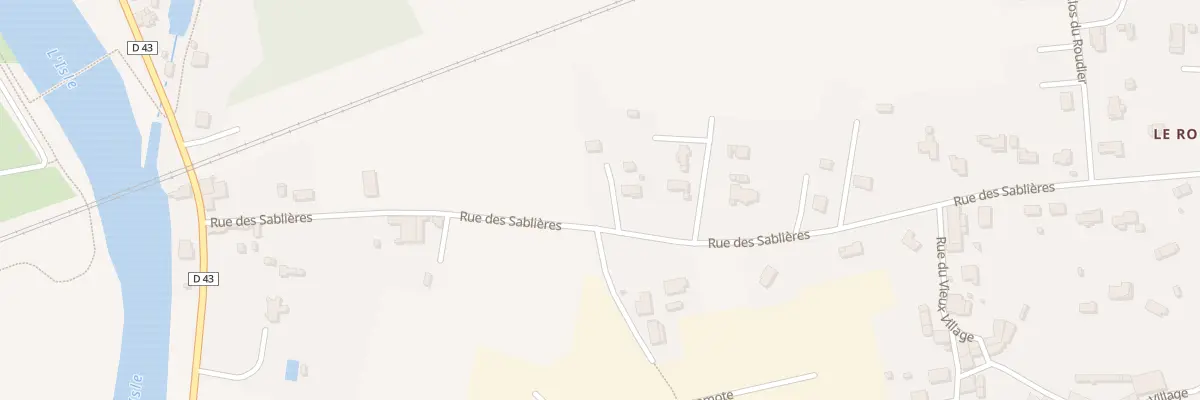 Plan du 13 Rue des Sablières à Saint-Astier