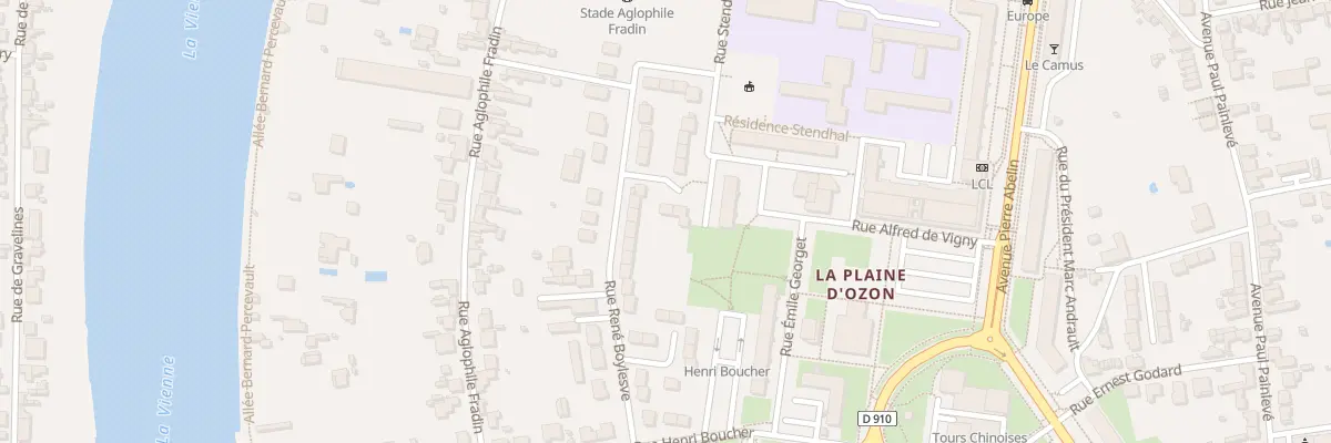 Plan du 42 Rue René Boylesve à Châtellerault