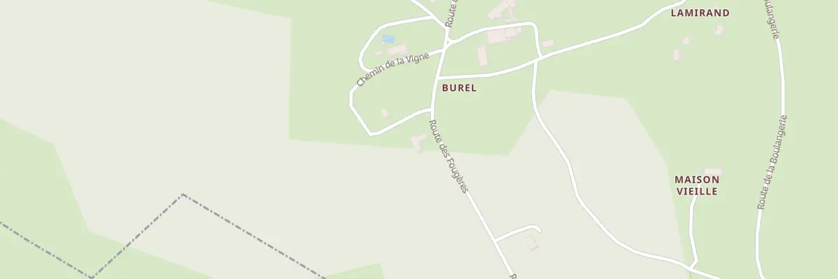 Plan du 62 Burel Ouest à Jaure
