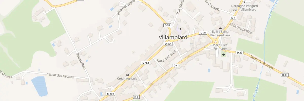 Plan du 9016 Av Edouard Dupuy à Villamblard