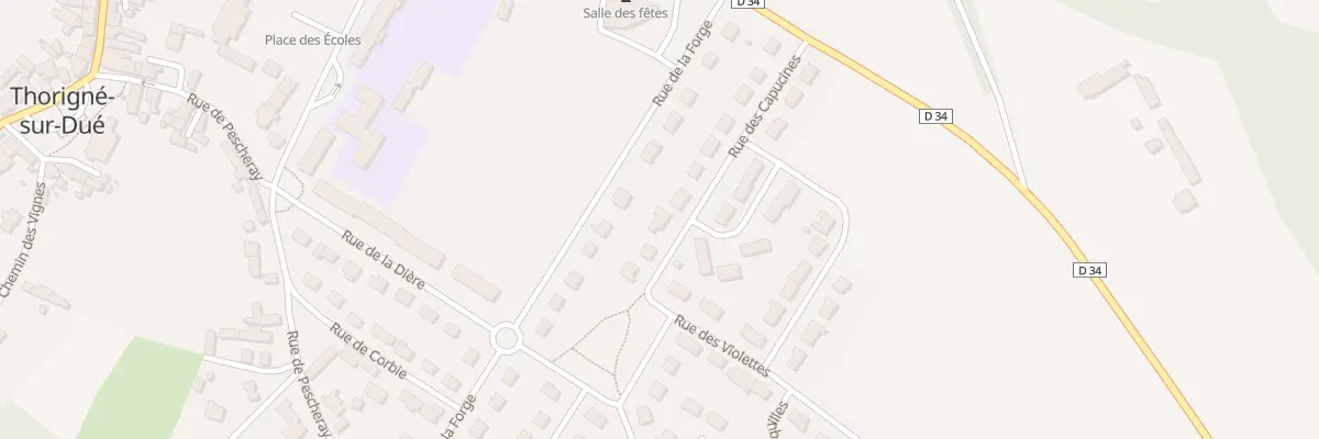 Plan du 21 Rue des Capucines à Thorigné-sur-Dué