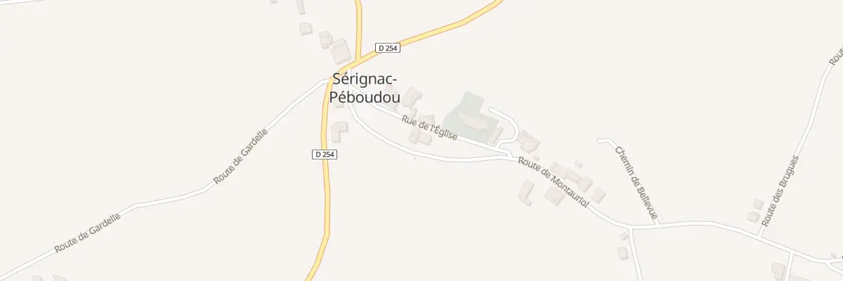 Plan du 108 Rue de l’Église à Sérignac-Péboudou
